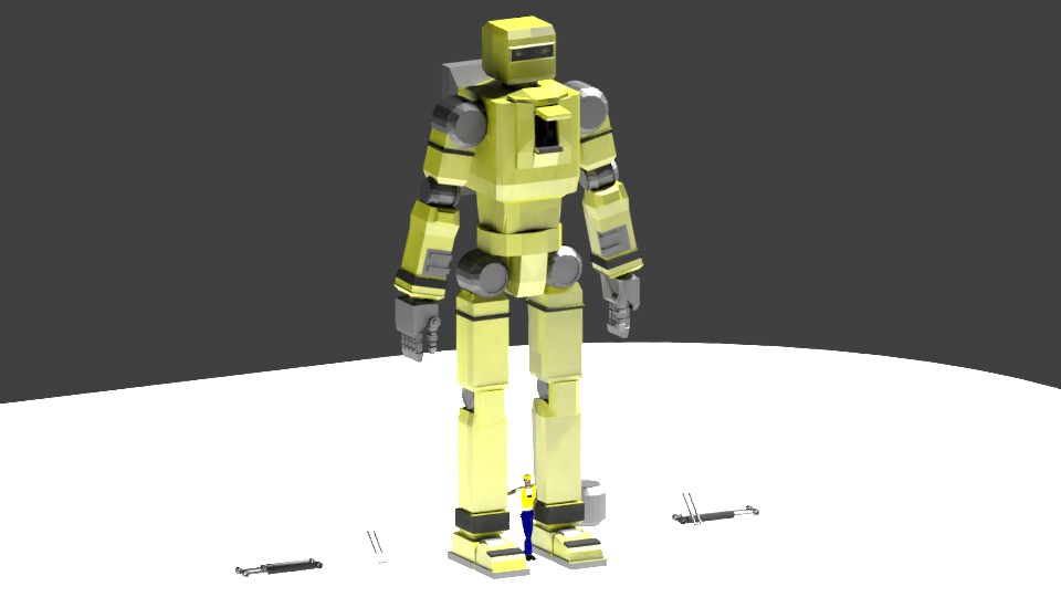 Low Poly Construction Mech -Adjutor preview image 5